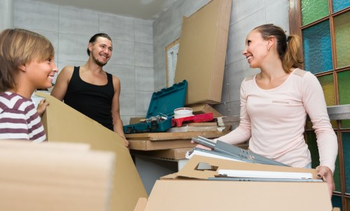 Packing and protecting office furniture for a move in East Dulwich