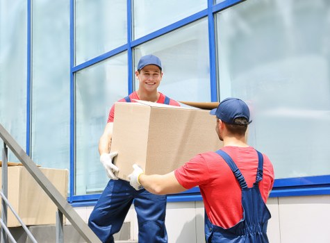 Removal van supporting a home move in East Dulwich