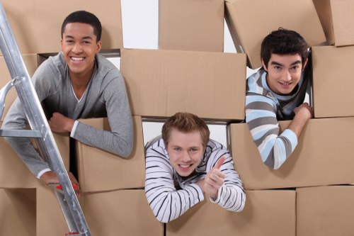 Van ready for local removals and furniture transport in South London