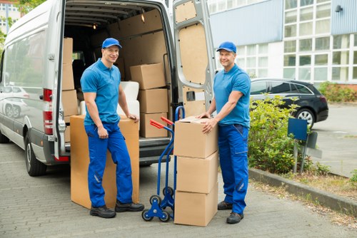Packing and loading furniture for a local East Dulwich removal