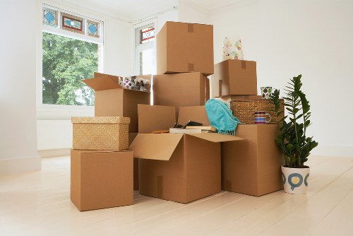 Unpacking boxes in a local East Dulwich property