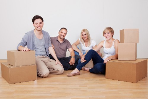 A local removal team helping with a home relocation in East Dulwich